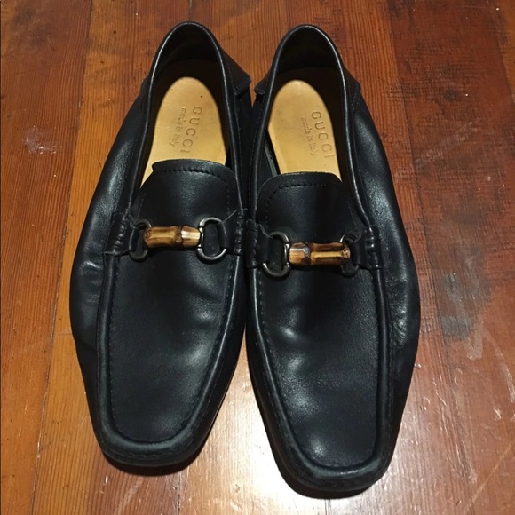 gucci bamboo horsebit loafers